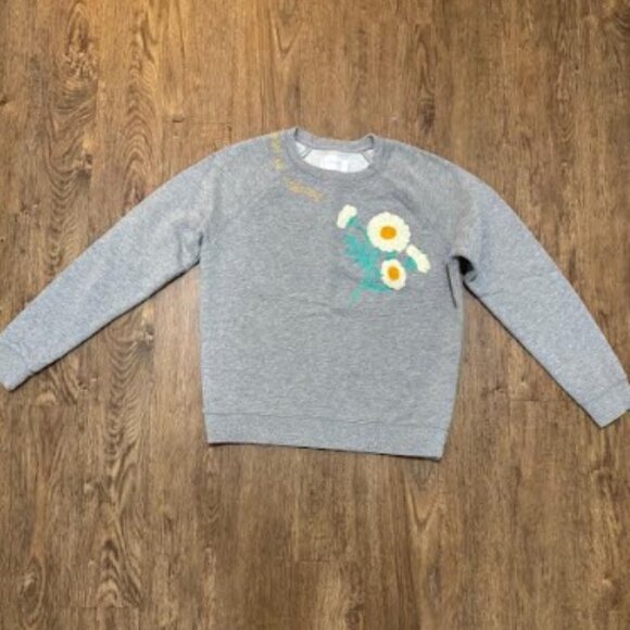 Lucky Brand Women's Long Sleeve Crew Neck Daisy Fresh Sweatshirt - Picture 13 of 14